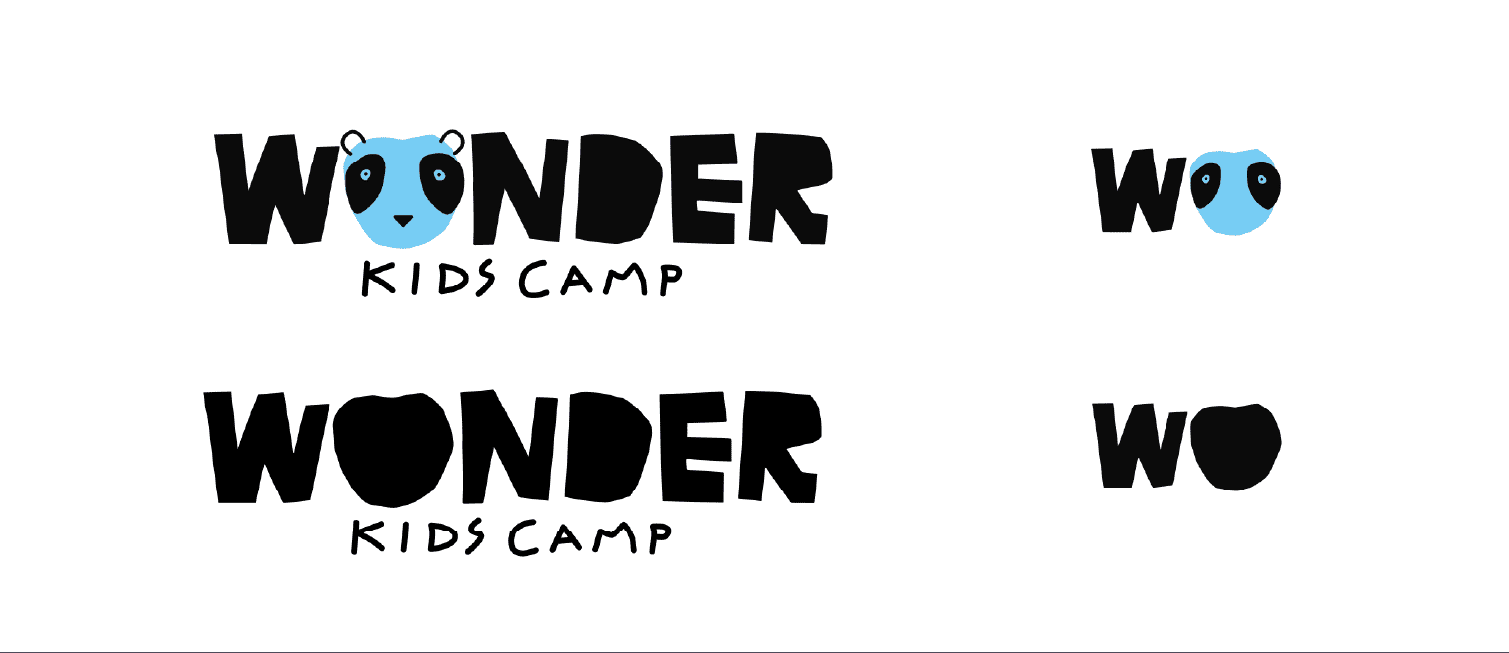 wonder logo variations